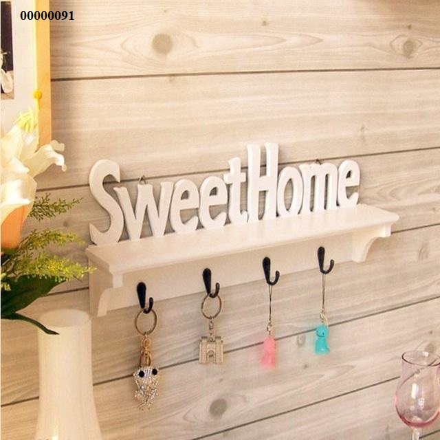 Kệ treo tường Sweet Home – trang trí phòng khách đẹp