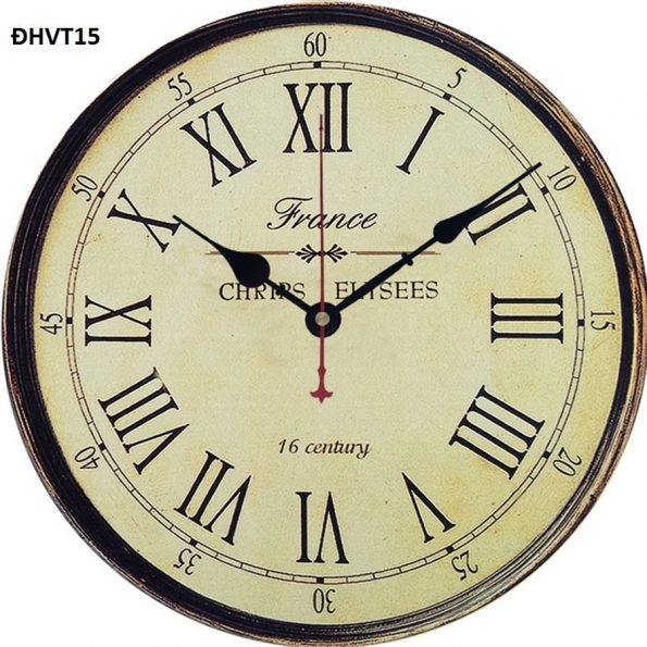 Đồng hồ vintage treo tường, độc lạ đơn giản – đồng hồ gỗ vintage 15