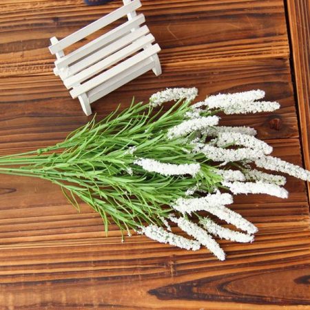 Hoa lavender xốp - hoa oải hương trắng