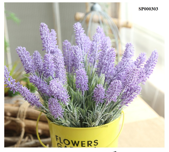 Hoa lavender giống thật siêu đẹp trang trí decor phòng nhẹ nhàng phong cách hàn quốc đạo cụ chụp ảnh cắm hoa