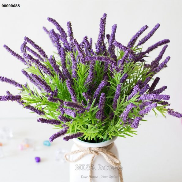 Hoa lavender xốp – hoa oải hương tím