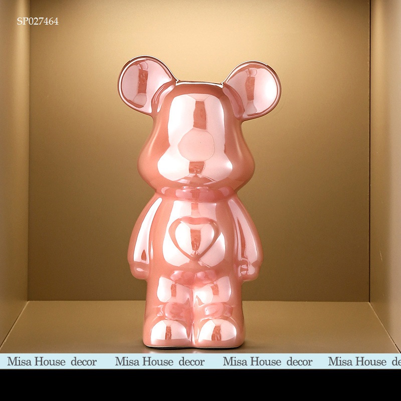 tuong gau bearbrick decor trang tri tu ke gia re