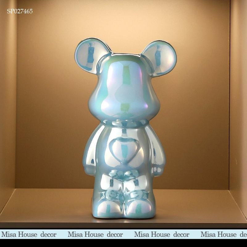 tuong gau bearbrick decor trang tri tu ke gia re