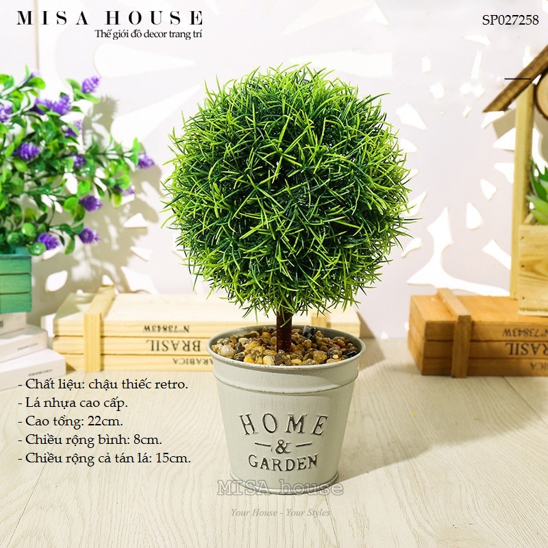 Chậu cây giả bụi cỏ tròn xanh cây kiểng decor trang trí phòng khách phòng ngủ giá rẻ Chậu cây giả bụi cỏ tròn xanh cây kiểng decor trang trí phòng khách phòng ngủ giá rẻ