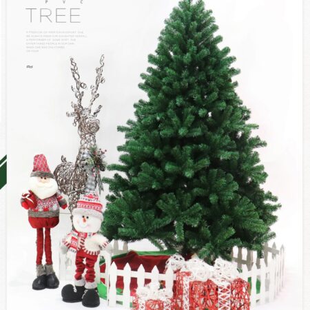 Cây thông noel cao cấp cao 1m5 1m8 2m1 decor trang trí giáng sinh loại nhiều nhánh lá dài