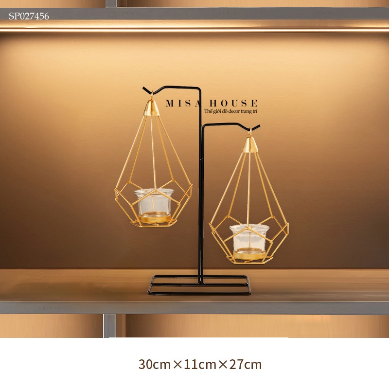 Giá nến decor trang trí – giá để nến đồ trang trí tủ kệ bằng sắt đơn giản hiện đại!!2271352175-0-cib