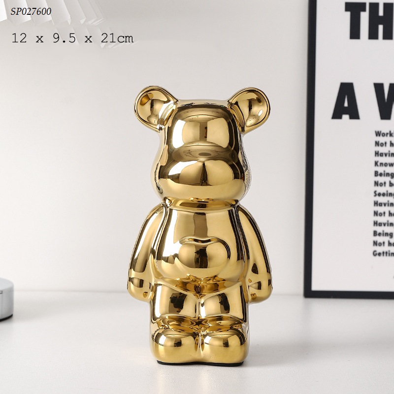 tuong gau bearbrick decor trang tri tu ke gia re