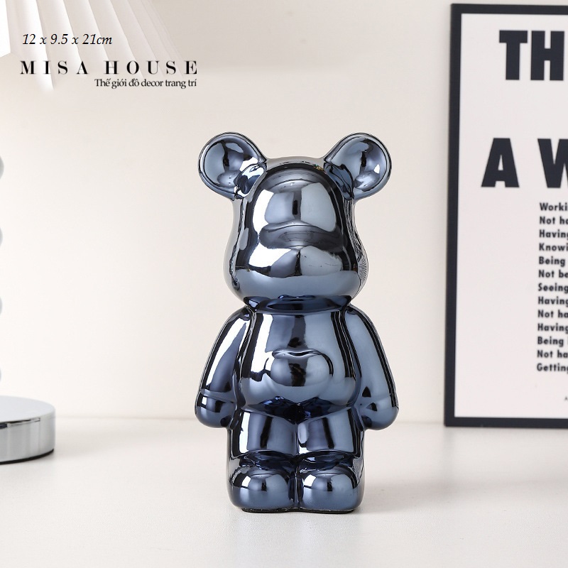 tuong gau bearbrick decor trang tri tu ke gia re